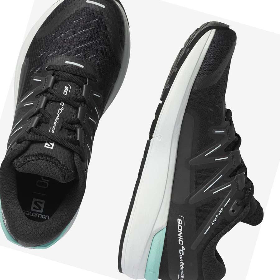 Salomon SONIC 4 Confidence Kadın Koşu Ayakkabısı Siyah | TR 2723JPQ